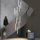 Axyaa Rotating Acrylic Chandelier Pendant Light for Home Living Room Lobby