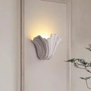 Axyaa French Carved Shell Gypsum Wall Lamp for Home Decor