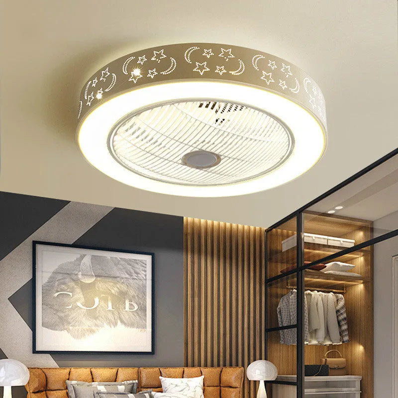 Axyaa Dimmable Ceiling Fan with Remote Control and Modern Lighting