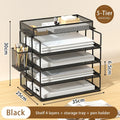 4-Tier Paper Tray Storage Box with File Holder for Desk Organization by Axyaa