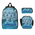 Axyaa Fantastic Four Movie School Bag Set with Lunch Box & Pencil Box