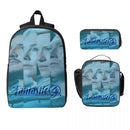 Axyaa Fantastic Four Movie School Bag Set with Lunch Box & Pencil Box