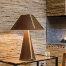 Axyaa Modern Leather Table Lamp: Minimalist Nordic Design for Study Bedroom