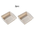 Silicone Baking Tray Set for Household Oven by Axyaa: Easy Demold, Rectangular & Square Cake Mold