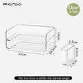 4-Tier Paper Tray Storage Box with File Holder for Desk Organization by Axyaa