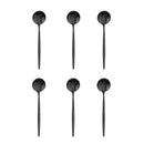 Axyaa Mini Stainless Steel Tea Spoon Set for Coffee, Tea, and Sauces