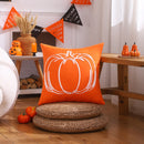 Axyaa Embroidered Cotton Halloween Pillowcase 45x45 Decorative Cushion Covers
