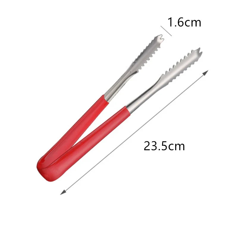 Axyaa Stainless Steel Food Clip Tweezer for Grilling and Buffet