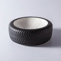 Axyaa 8-Inch Ceramic Industrial Style Plate - High Sense Wheel Disc