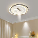 Axyaa Minimalist Black White LED Ceiling Lamp for Living Room Bedroom Indoor Lighting