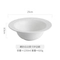 Axyaa Ceramic Straw Hat Bowl Set for Hot Salad, Ramen, and Noodles