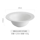 Axyaa Ceramic Straw Hat Bowl Set for Hot Salad, Ramen, and Noodles