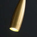 Axyaa Adjustable Copper LED Wall Light, Gold and Black Rotated Wall Lamp