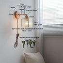 Axyaa Glass LED Wall Light with Pull Switch - Simple Night Lamp for Interior Lighting