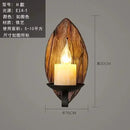 Axyaa Wooden LED Wall Lamps Industrial Style Home Decor Sconces for Living Room