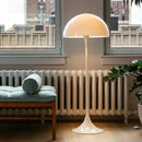 Axyaa White LED Floor Lamp Modern Style Elegant Standing Lamp for Home Decor