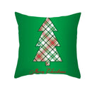 Axyaa Christmas Tree Print Pillow Case - 45x45cm