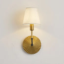Axyaa Retro Gold Single Head Wall Lamp for Hotel Living Room & Bedroom Lighting
