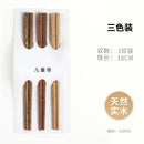 Axyaa Kids Wooden Chopsticks Set for Ages 3-6