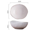 Axyaa Ceramic Dinner Plate Set B: Soup, Pasta, Steak, Sushi Dishes, Salad Bowls, Trays