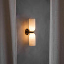 Axyaa Spanish Marble Copper Wall Light for Luxury Interiors