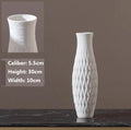 Axyaa White Round Ceramic Vases | Handmade Terracotta Flower Pot Home Decor