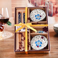 Axyaa Ceramic Sushi Plate Set of 6