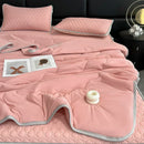 Axyaa Cooling Comforter Set with Latex Bed Mat - Lightweight & Breathable Quilt