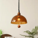 Axyaa Amber Shades Retro Dining Room Pendant Chandelier Lighting for B&B Tea Room