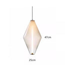 Axyaa Glass Chandelier LED Pendant Light - Nordic Style Bedroom Living Kitchen Decor