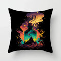 Axyaa Fashion Magic Bottle Pillowcase Square Cushion Cover for Decorating Car Sofa