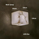 Axyaa Marble Series LED Chandelier Pendant Light - Alabaster Hanging Lamp