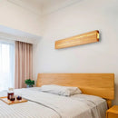 Axyaa Nordic Solid Wood Rotatable LED Wall Lamp for Bedroom Hotel Room