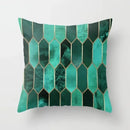 Axyaa Geometric Pattern Polyester Pillow Case for Home Sofa Decoration