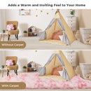 Axyaa Tie-Dye Pink Plush Carpet: Ultra Soft Fluffy Rug for Girl's Bedroom & Living Room