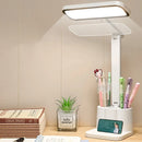 Axyaa LED Desk Lamp: Dimmable Touch Night Light, USB Rechargeable, Eye Protection, Foldable