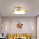 Axyaa Princess Crown Ceiling Lamp Kids' Room Starry Chandelier Indoor Lighting