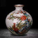 Axyaa Blue and White Qing Dynasty Porcelain Vase - Jiangnan Water Town Pattern