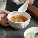 Axya Ceramic Texture Soup Bowl Set