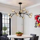 Axyaa Crystal Luxury Chandelier for Living Room, Bedroom, Dining Room - Indoor Lighting