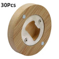 Axyaa Bamboo Beer Bottle Opener Fridge Magnet Bar Home Party Tool