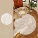 Luxurious Axyaa Italian Style Bedroom Decor Round Carpet, Soft Rug for Living Room and Lounge