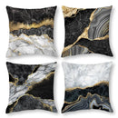 Axyaa Luxe Marble Pattern Pillow Covers for Sofa Bedroom Car.