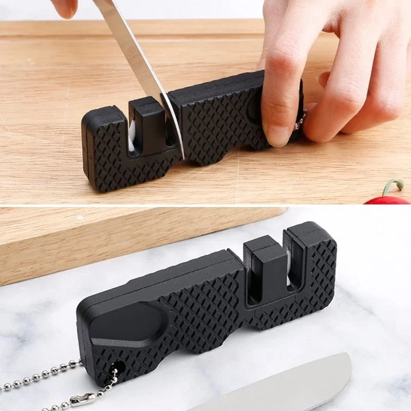 Axyaa Ceramic Knife Sharpener for Kitchen & Outdoor Use