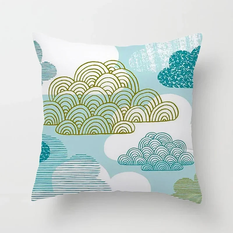 Bohemian Geometric Pattern Printed Pillowcase - Axyaa Brand