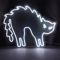 Axyaa Cat LED Neon Sign for Wall Decor and Party, Halloween Gift