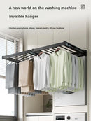 Axyaa Sliding Hanger Wardrobe Rack - Extendable & Invisible, Balcony Dryer Pants Organizer