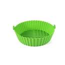 Axyaa Silicone Air Fryer Baking Tray: Circular, Foldable, High Temperature Resistant, Easy to Clean