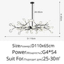 Nordic Firefly Pendant Light by Axyaa: Luxury Living Room Art Lamp, Creative Design Chandelier