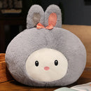 Axyaa Rabbit Warm Hands Cushion Napping Pillow for Winter Comfort